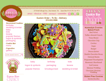 Tablet Screenshot of lilyscookies.com